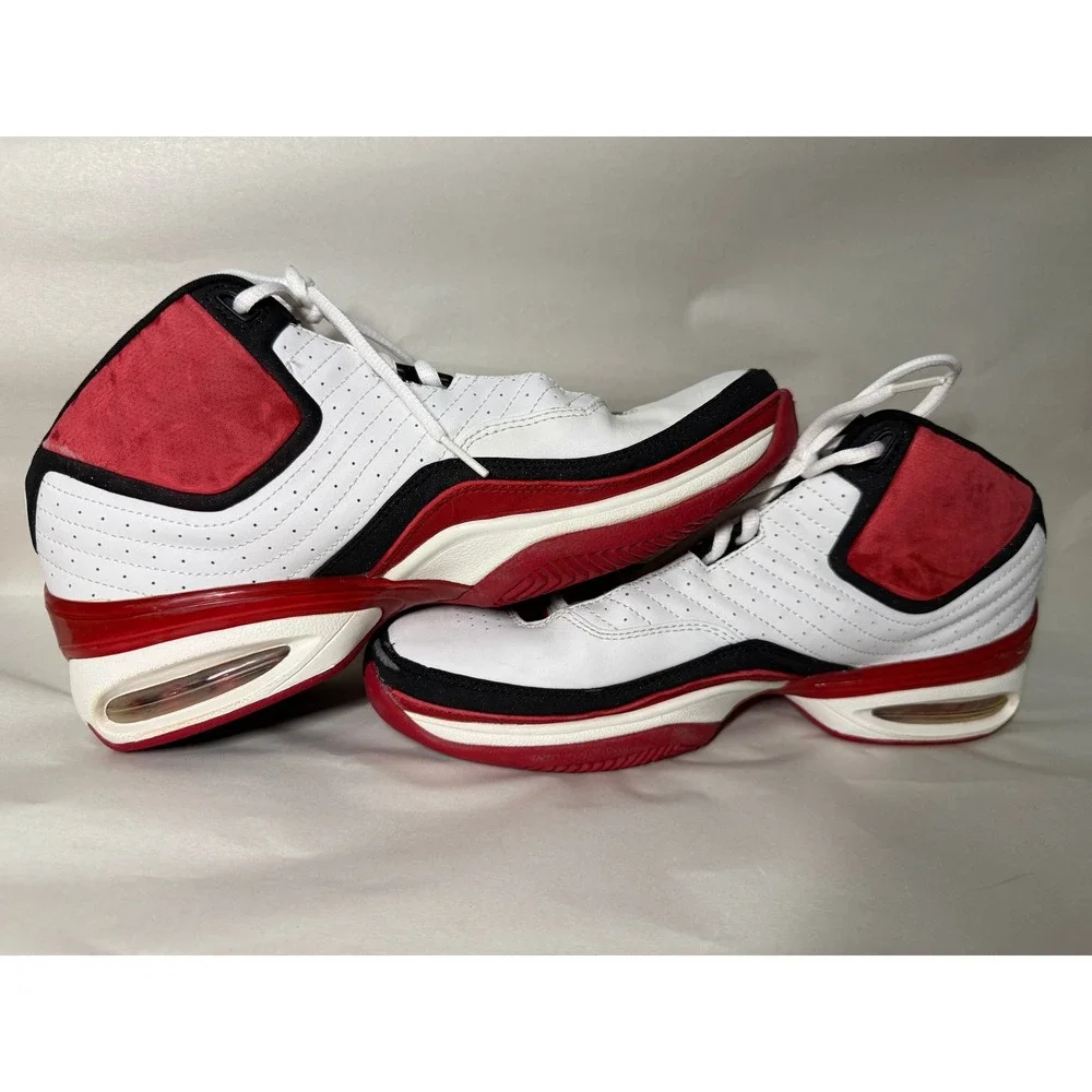 Nike Air Max Uptempo 2003 Basketball Sneakers Red Black White Mens Size 9 307513